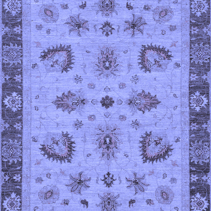 Machine Washable Oriental Blue Traditional Rug, wshabs3609blu