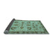 Sideview of Oriental Light Blue Traditional Rug, abs3609lblu