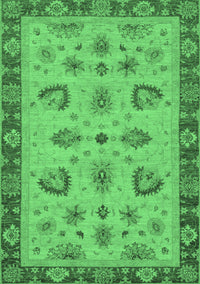 Oriental Emerald Green Traditional Rug, abs3609emgrn