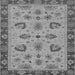 Square Machine Washable Oriental Gray Traditional Rug, wshabs3609gry