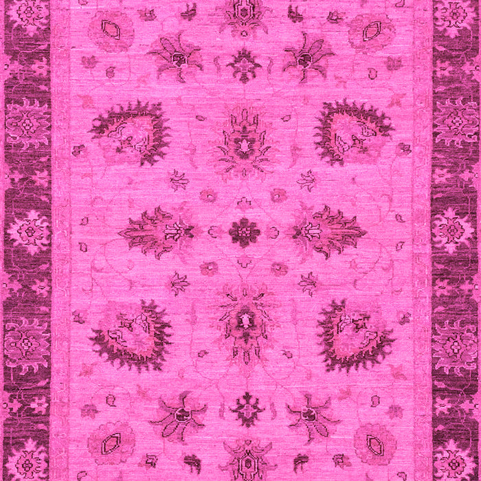 Machine Washable Oriental Pink Traditional Rug, wshabs3609pnk