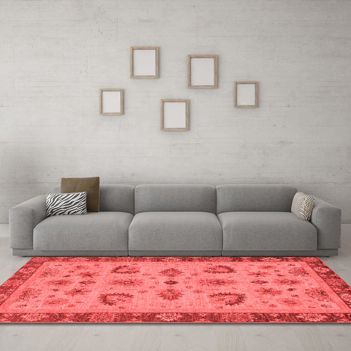 Traditional Red Washable Rugs