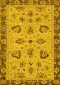 Oriental Yellow Traditional Rug, abs3609yw