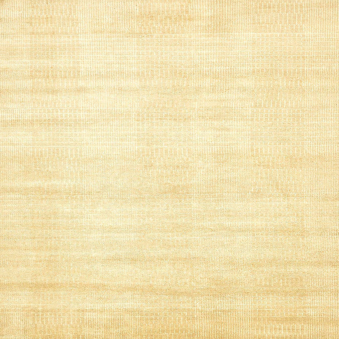 Square Abstract Mustard Yellow Solid Rug, abs360