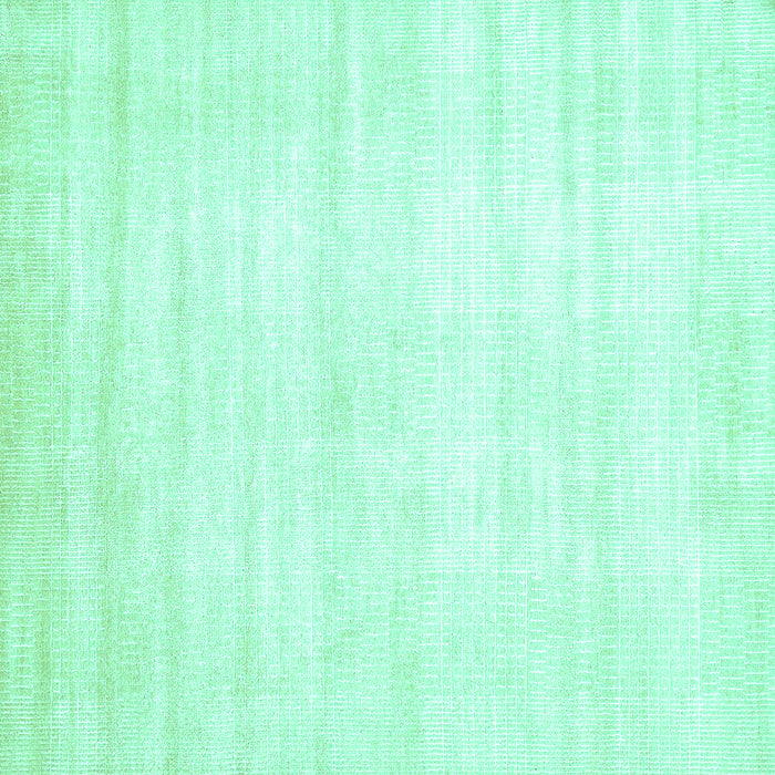 Square Machine Washable Solid Turquoise Modern Area Rugs, wshabs360turq