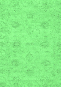 Oriental Emerald Green Traditional Rug, abs3610emgrn