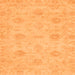 Square Oriental Orange Traditional Rug, abs3610org