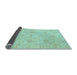 Sideview of Oriental Light Blue Traditional Rug, abs3610lblu