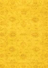 Oriental Yellow Traditional Rug, abs3610yw