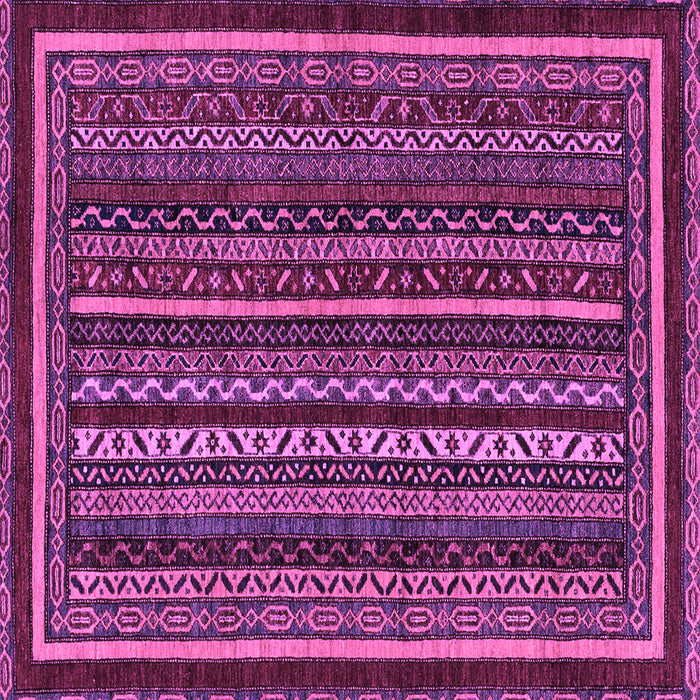 Square Southwestern Purple Country Rug, abs3611pur