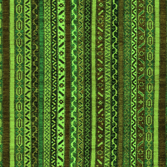 Machine Washable Southwestern Green Country Area Rugs, wshabs3611grn