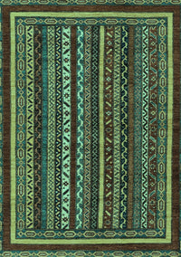 Southwestern Turquoise Country Rug, abs3611turq