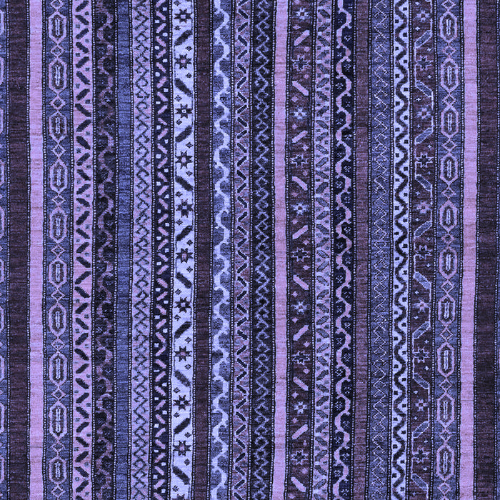 Machine Washable Southwestern Blue Country Rug, wshabs3611blu