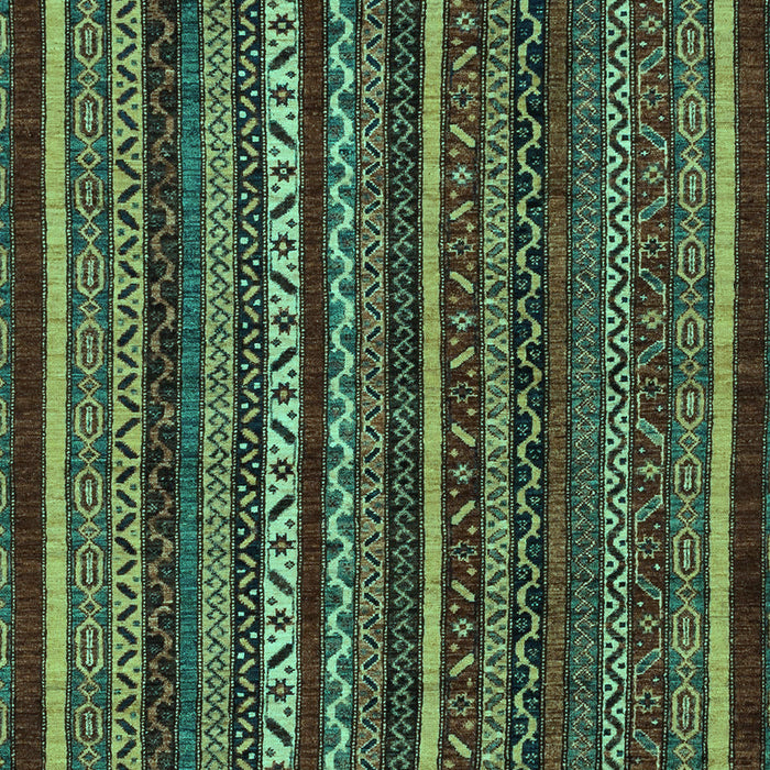 Machine Washable Southwestern Turquoise Country Area Rugs, wshabs3611turq