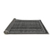 Sideview of Southwestern Gray Country Rug, abs3611gry