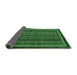 Sideview of Southwestern Emerald Green Country Rug, abs3611emgrn