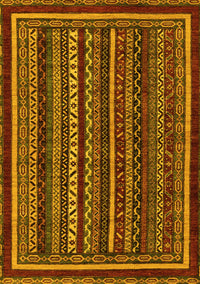 Southwestern Yellow Country Rug, abs3611yw