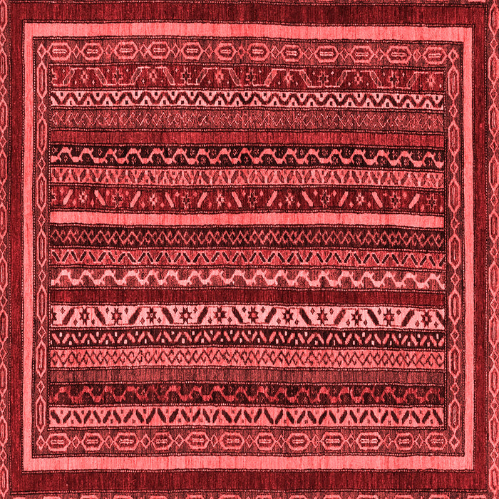 Machine Washable Southwestern Red Country Rug, wshabs3611red