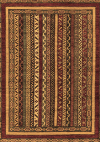 Southwestern Brown Country Rug, abs3611brn