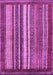 Machine Washable Abstract Purple Modern Area Rugs, wshabs3612pur