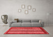 Modern Red Washable Rugs