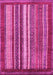 Machine Washable Abstract Pink Modern Rug, wshabs3612pnk