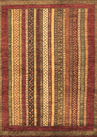 Abstract Brown Modern Rug, abs3612brn