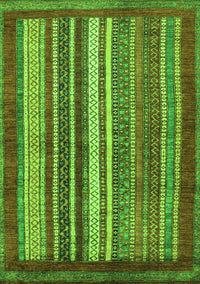 Abstract Green Modern Rug, abs3612grn