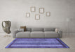 Machine Washable Abstract Blue Modern Rug in a Living Room, wshabs3612blu