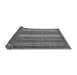 Sideview of Abstract Gray Modern Rug, abs3612gry