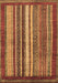 Machine Washable Abstract Brown Modern Rug, wshabs3612brn