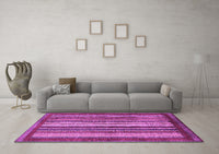 Machine Washable Abstract Purple Modern Rug, wshabs3612pur