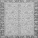 Square Abstract Gray Modern Rug, abs3613gry