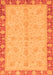 Abstract Orange Modern Rug, abs3613org