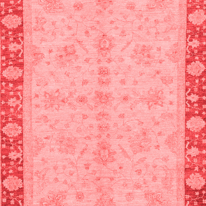 Machine Washable Abstract Red Modern Rug, wshabs3613red