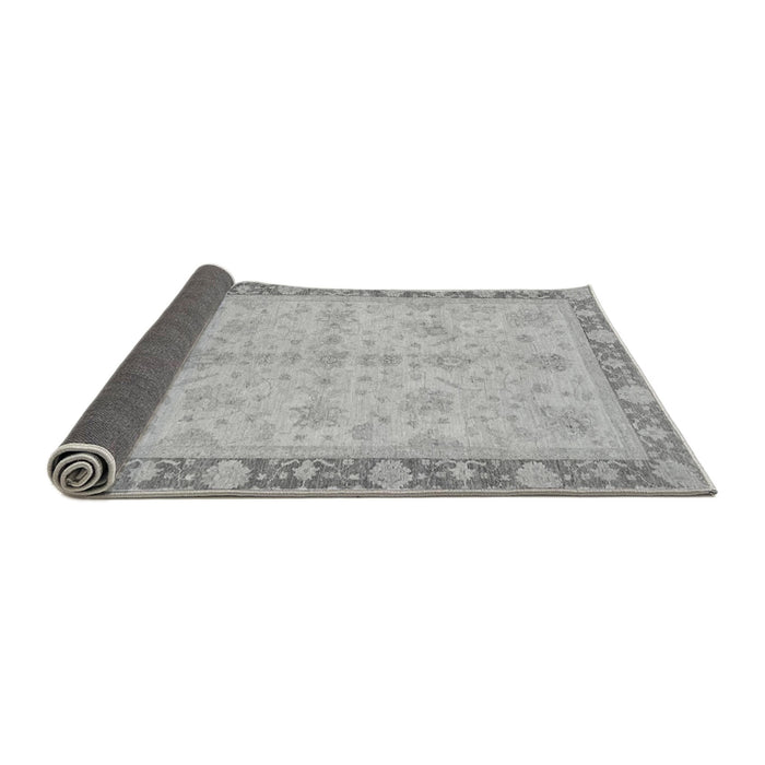 Sideview of Abstract Gray Modern Rug, abs3613gry