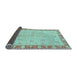 Sideview of Abstract Light Blue Modern Rug, abs3613lblu