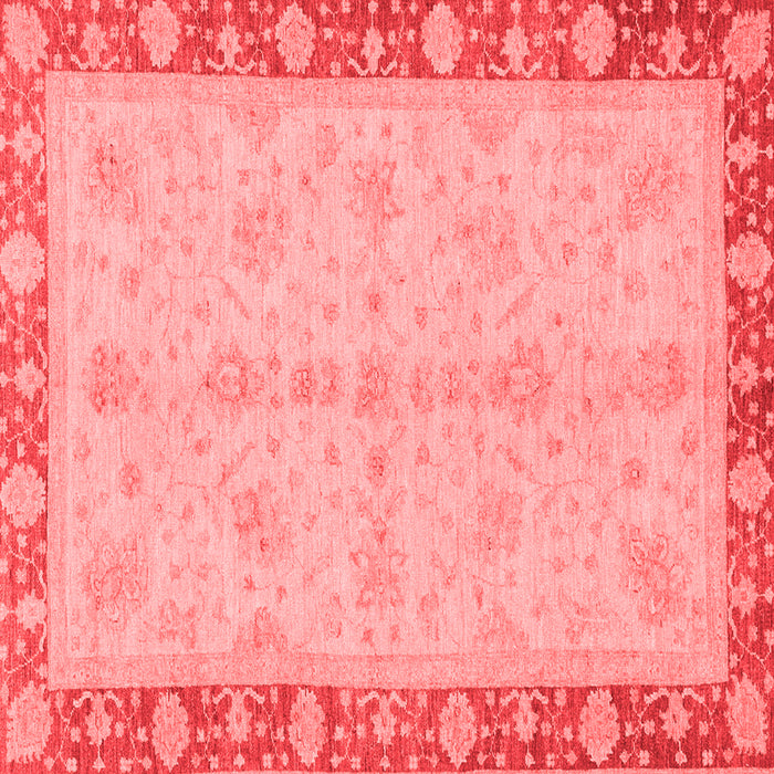 Machine Washable Abstract Red Modern Rug, wshabs3613red