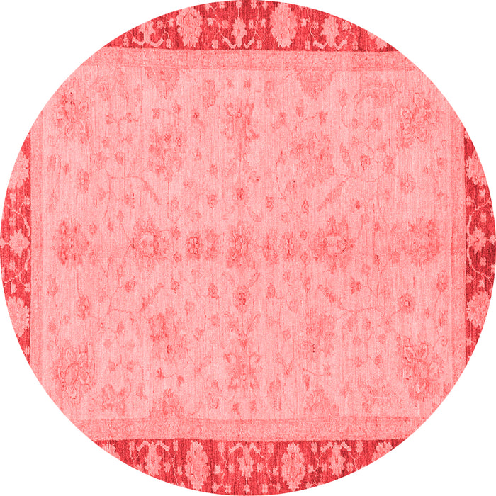 Machine Washable Abstract Red Modern Rug, wshabs3613red
