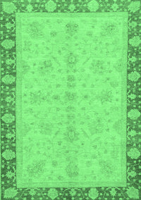 Abstract Emerald Green Modern Rug, abs3613emgrn