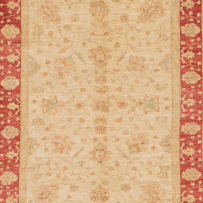 Machine Washable Abstract Indian Saffron Orange Rug, wshabs3613