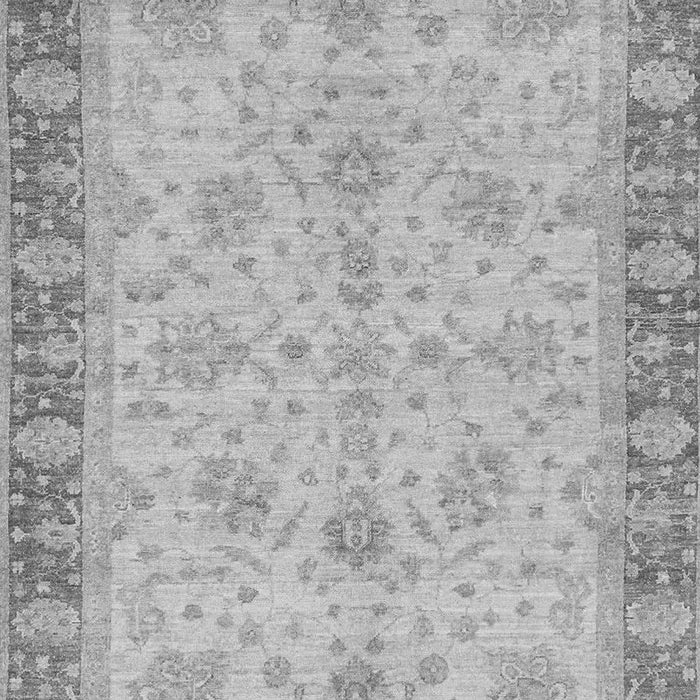 Machine Washable Oriental Gray Traditional Rug, wshabs3614gry