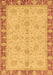 Machine Washable Oriental Brown Traditional Rug, wshabs3614brn