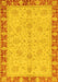 Oriental Yellow Traditional Rug, abs3614yw