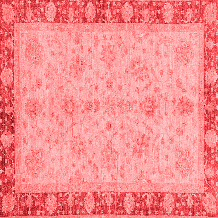 Machine Washable Oriental Red Traditional Rug, wshabs3614red
