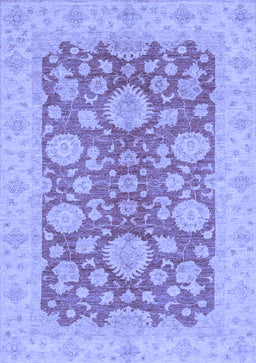 Abstract Blue Modern Rug, abs3615blu