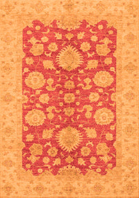 Abstract Orange Modern Rug, abs3615org