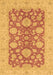 Abstract Brown Modern Rug, abs3615brn