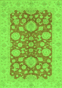 Abstract Green Modern Rug, abs3615grn