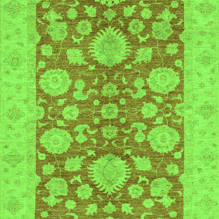 Machine Washable Abstract Green Modern Area Rugs, wshabs3615grn